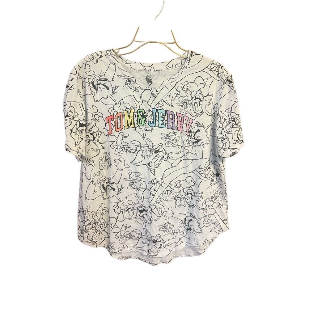 Tom & Jerry Womans graphic T-shirt Sz XXL